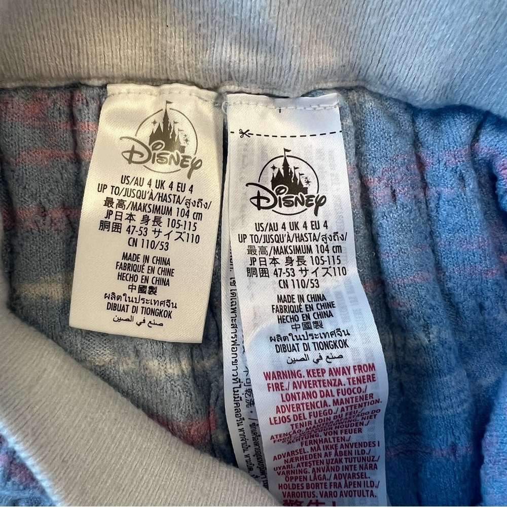 Disney Parks Girls Blue and White Knit Apparel - size 4 - Picture 2 of 6